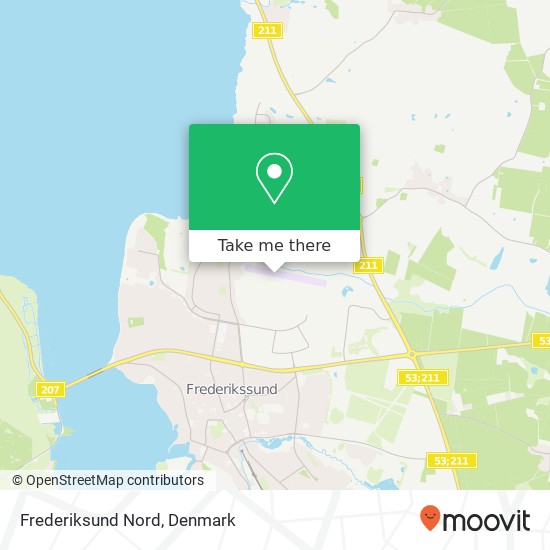 Frederiksund Nord map
