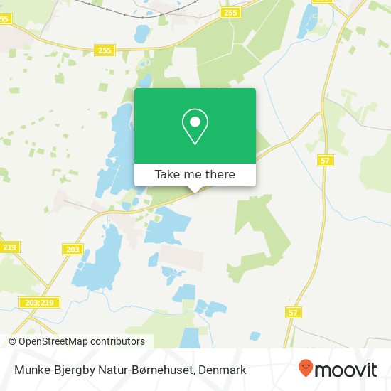 Munke-Bjergby Natur-Børnehuset map