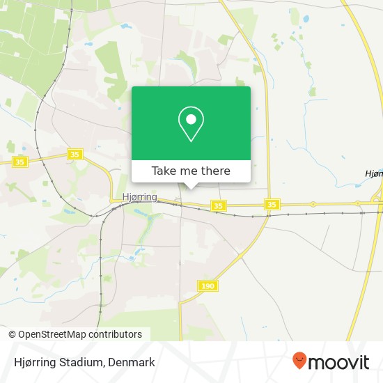 Hjørring Stadium map