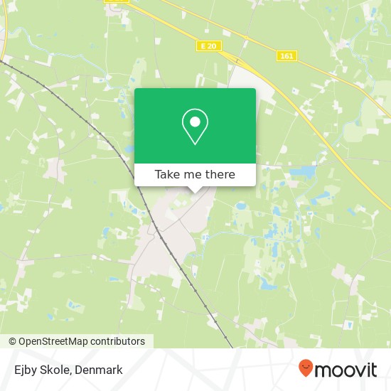 Ejby Skole map