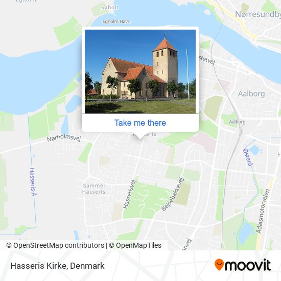 Hasseris Kirke map