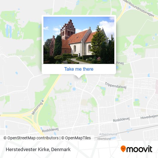 Herstedvester Kirke map