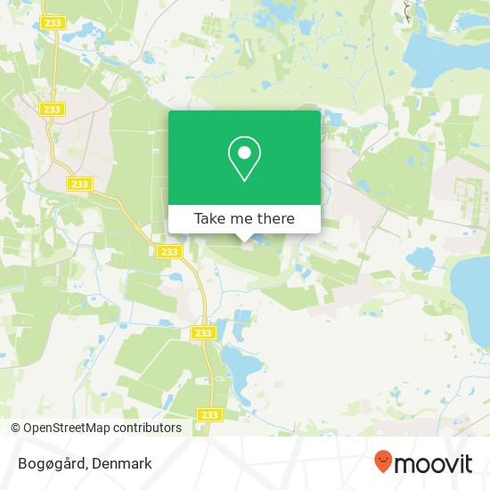 Bogøgård map