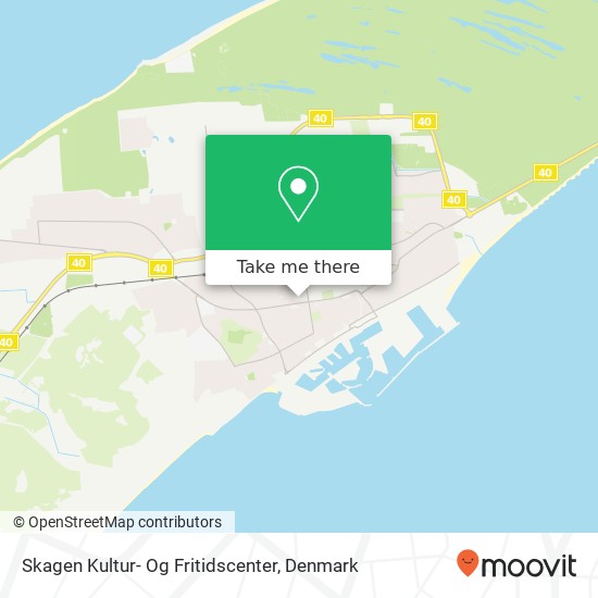 Skagen Kultur- Og Fritidscenter map