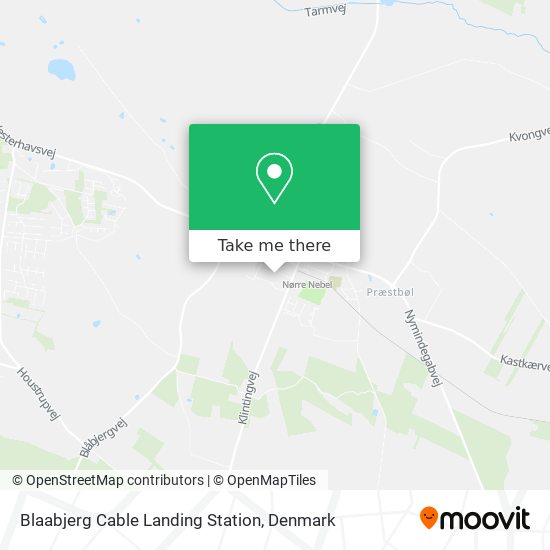 Blaabjerg Cable Landing Station map