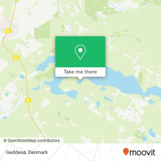 Geddesø map