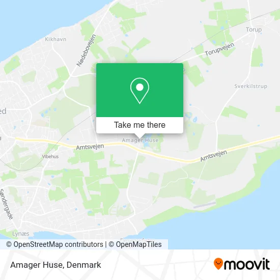 Amager Huse map