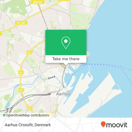 Aarhus Crossfit map