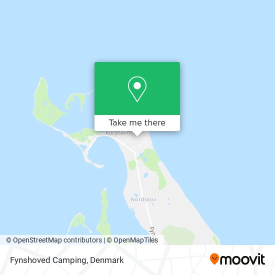 Fynshoved Camping map