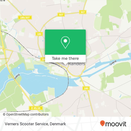 Verners Scooter Service map