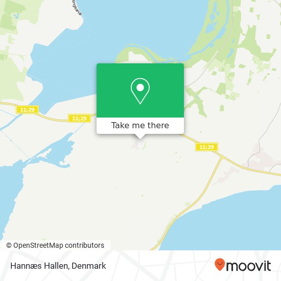 Hannæs Hallen map