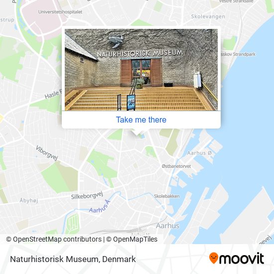 How to get to Naturhistorisk Museum in Århus by Bus, Train or Light Rail?