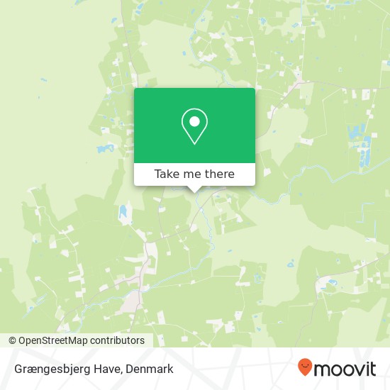 Grængesbjerg Have map