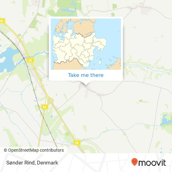 Sønder Rind map