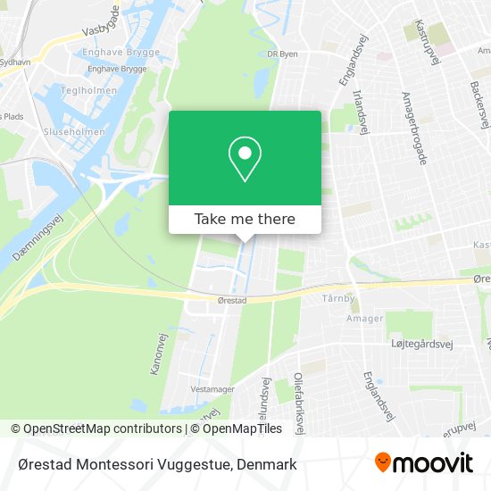 Ørestad Montessori Vuggestue map