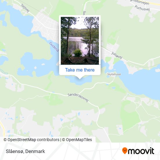 Slåensø map