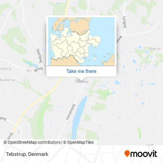 Tebstrup map