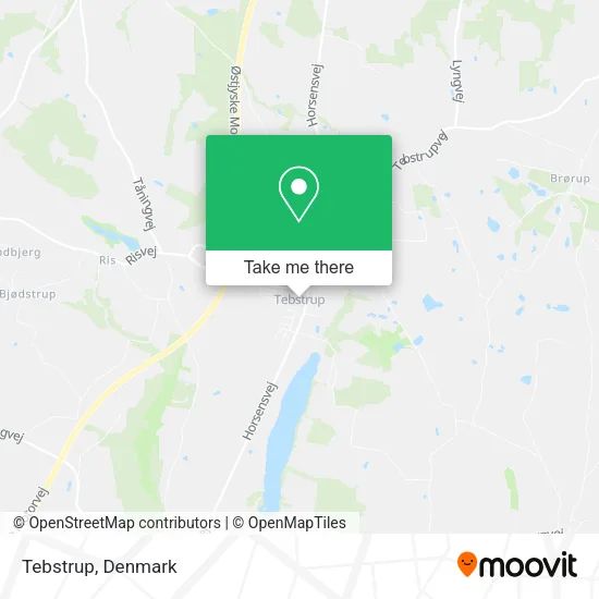 Tebstrup map