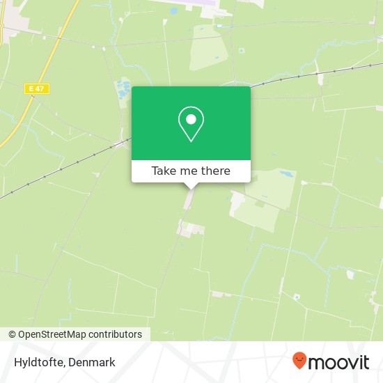 Hyldtofte map