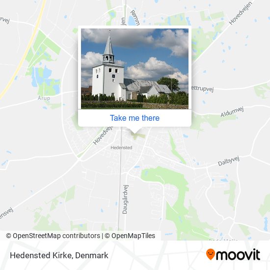 Hedensted Kirke map