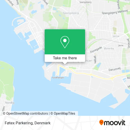 Føtex Parkering map
