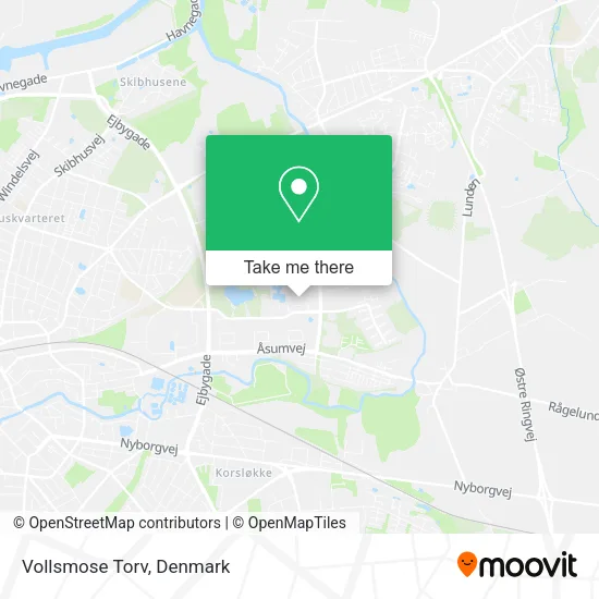 Vollsmose Torv map