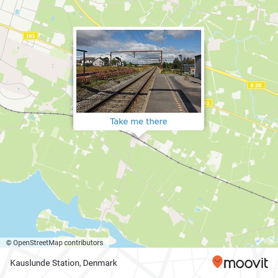 Kauslunde Station map