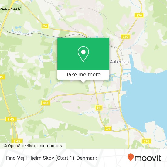 Find Vej I Hjelm Skov (Start 1) map
