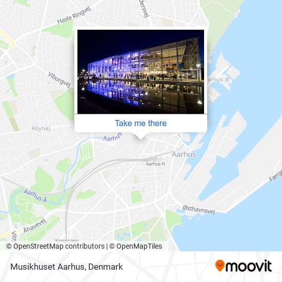 Musikhuset Aarhus map