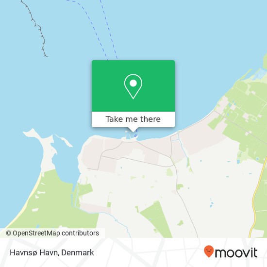 Havnsø Havn map