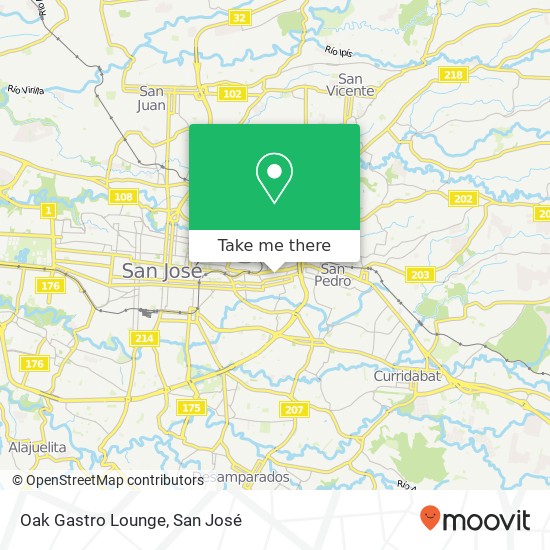 Oak Gastro Lounge map