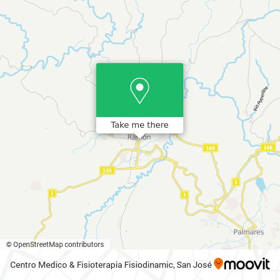 Centro Medico & Fisioterapia Fisiodinamic map