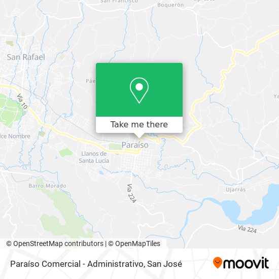 Paraíso Comercial - Administrativo map