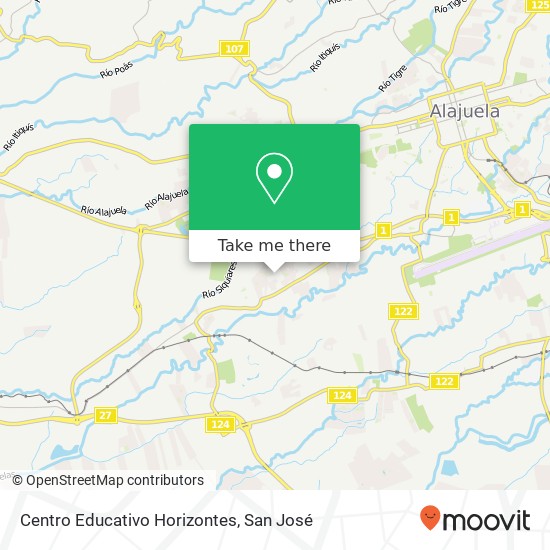 Centro Educativo Horizontes map
