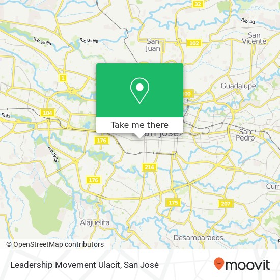 Leadership Movement Ulacit map