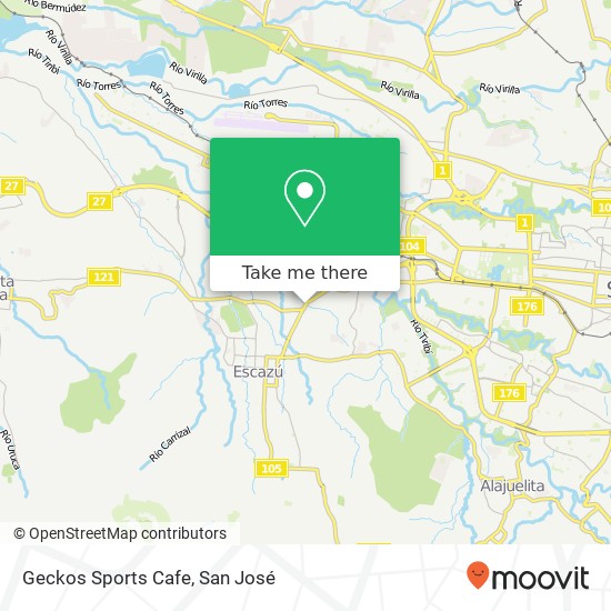 Geckos Sports Cafe map