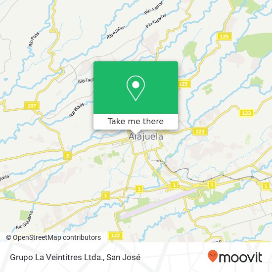 Grupo La Veintitres Ltda. map