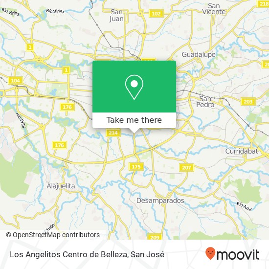 Los Angelitos Centro de Belleza map