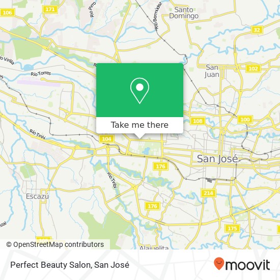 Mapa de Perfect Beauty Salon