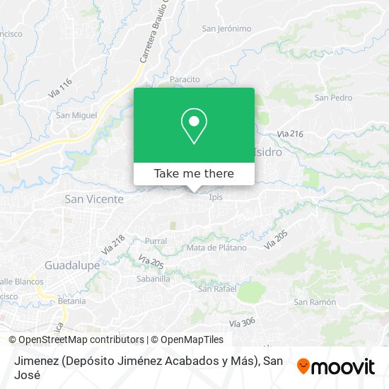 Jimenez (Depósito Jiménez Acabados y Más) map