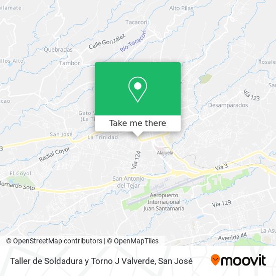 Taller de Soldadura y Torno J Valverde map