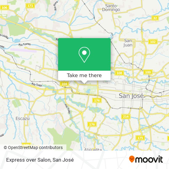 Mapa de Express over Salon