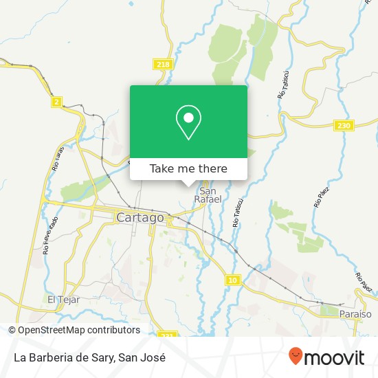 La Barberia de Sary map