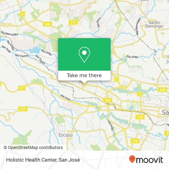 Holistic Health Center map