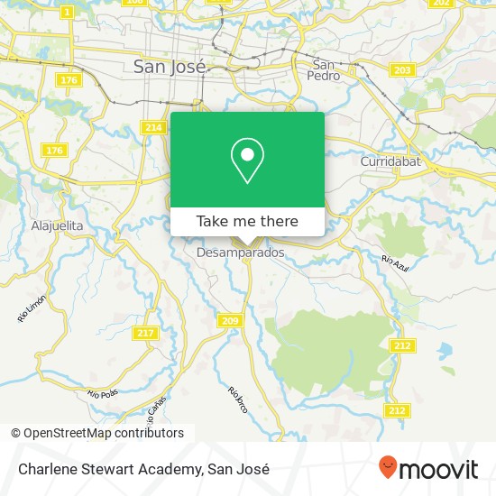 Charlene Stewart Academy map