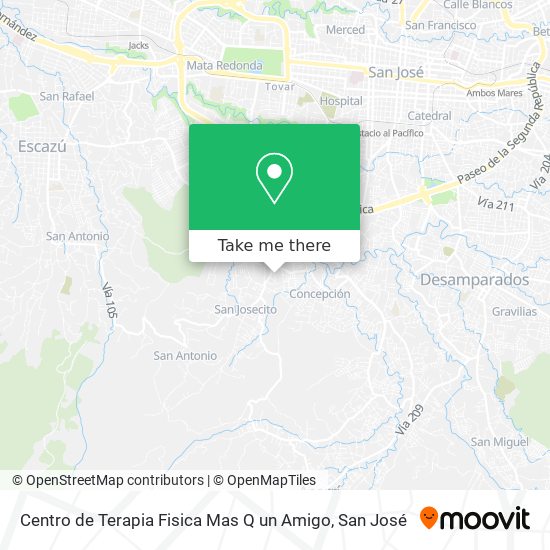 Centro de Terapia Fisica Mas Q un Amigo map