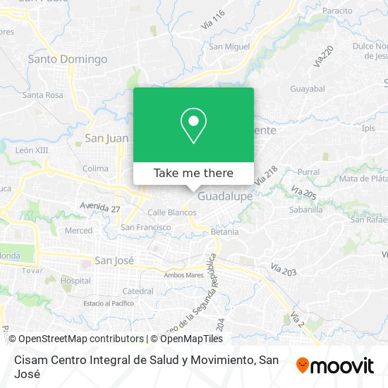 Cisam Centro Integral de Salud y Movimiento map