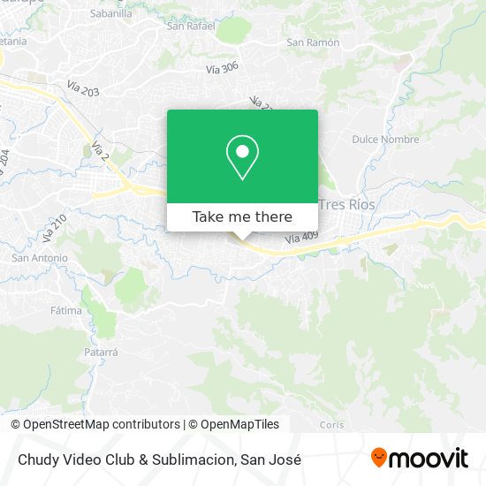 Mapa de Chudy Video Club & Sublimacion