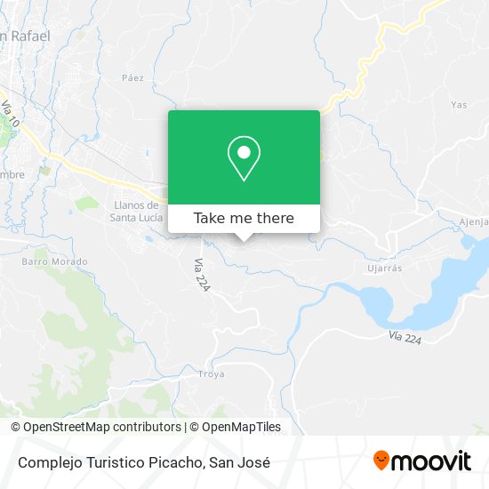 Complejo Turistico Picacho map