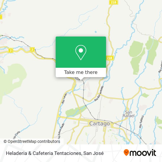 Heladeria & Cafeteria Tentaciones map